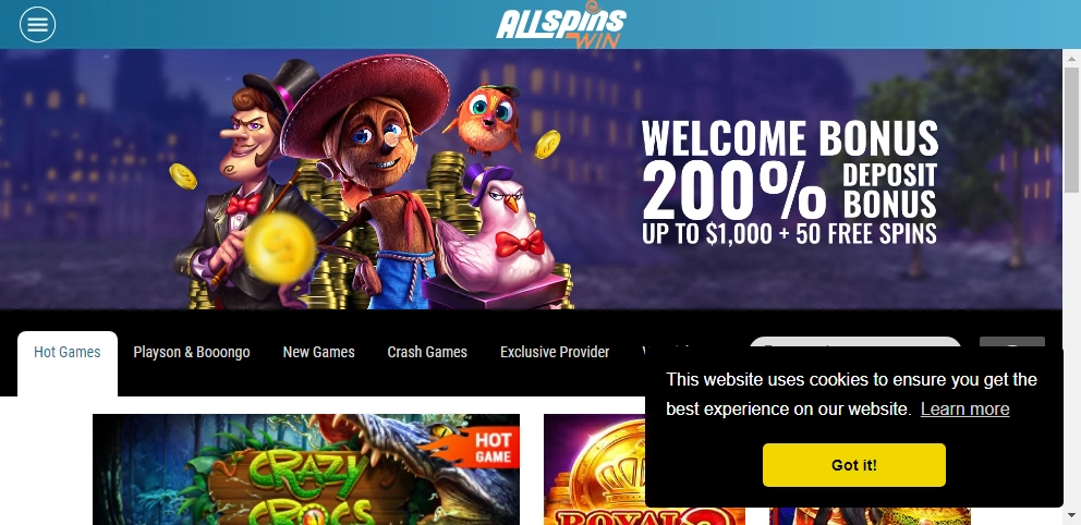 All Spins Win Casino